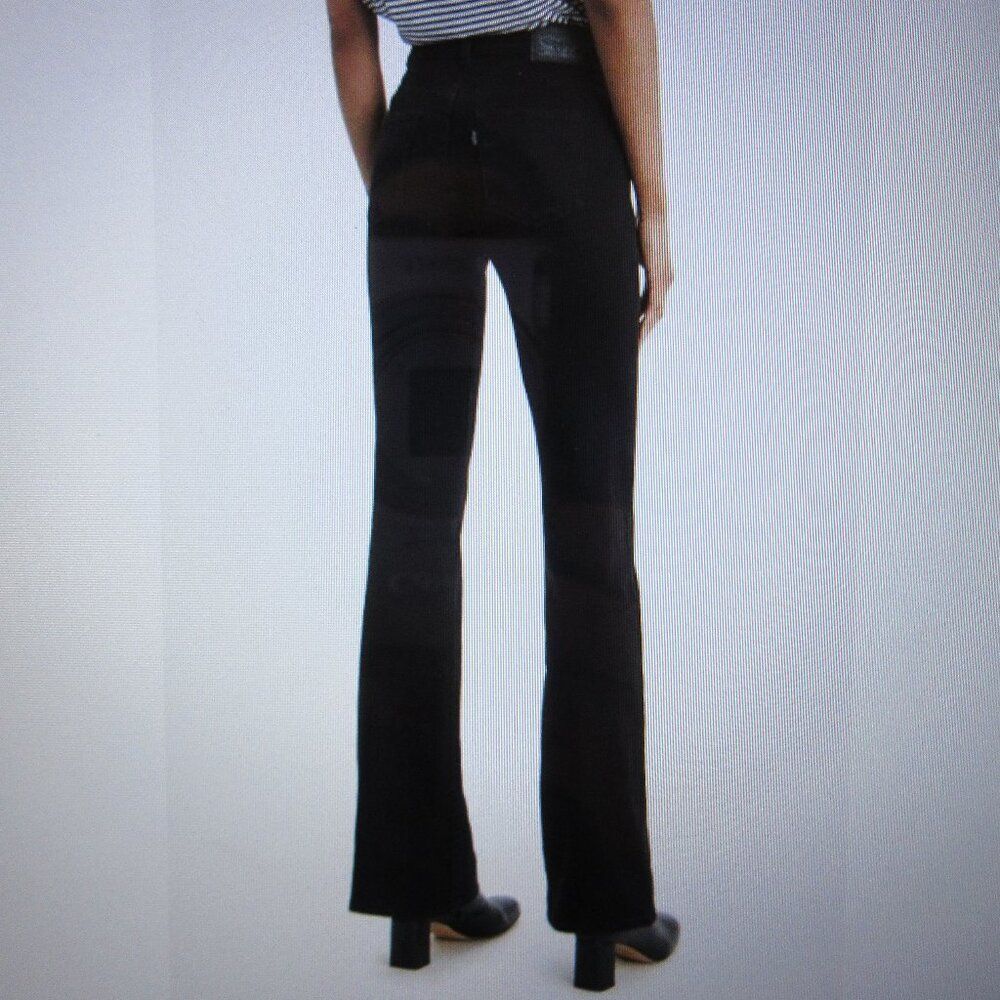 LEVI'S Classic Bootcut Jeans Womens‎ 10 SHORT (30x30) Black Stretch Denim 2 NWT